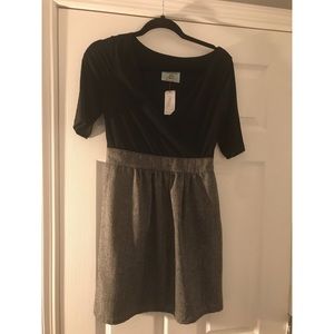 Black /Grey Baby Doll Dress